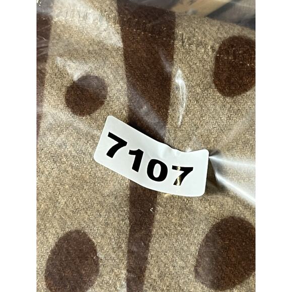 100% Wool Knit Shawl Cardigan Wrap Open Beige Fringed Bohemian Made in Italy - Picture 13 of 13